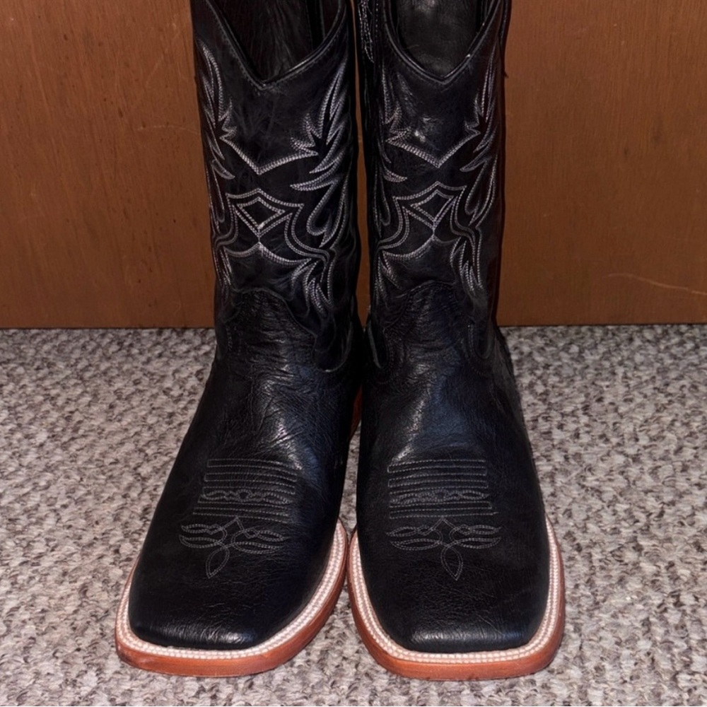 J.B. Dillon Ostrich Original Leather Boots - Picture 2 of 6